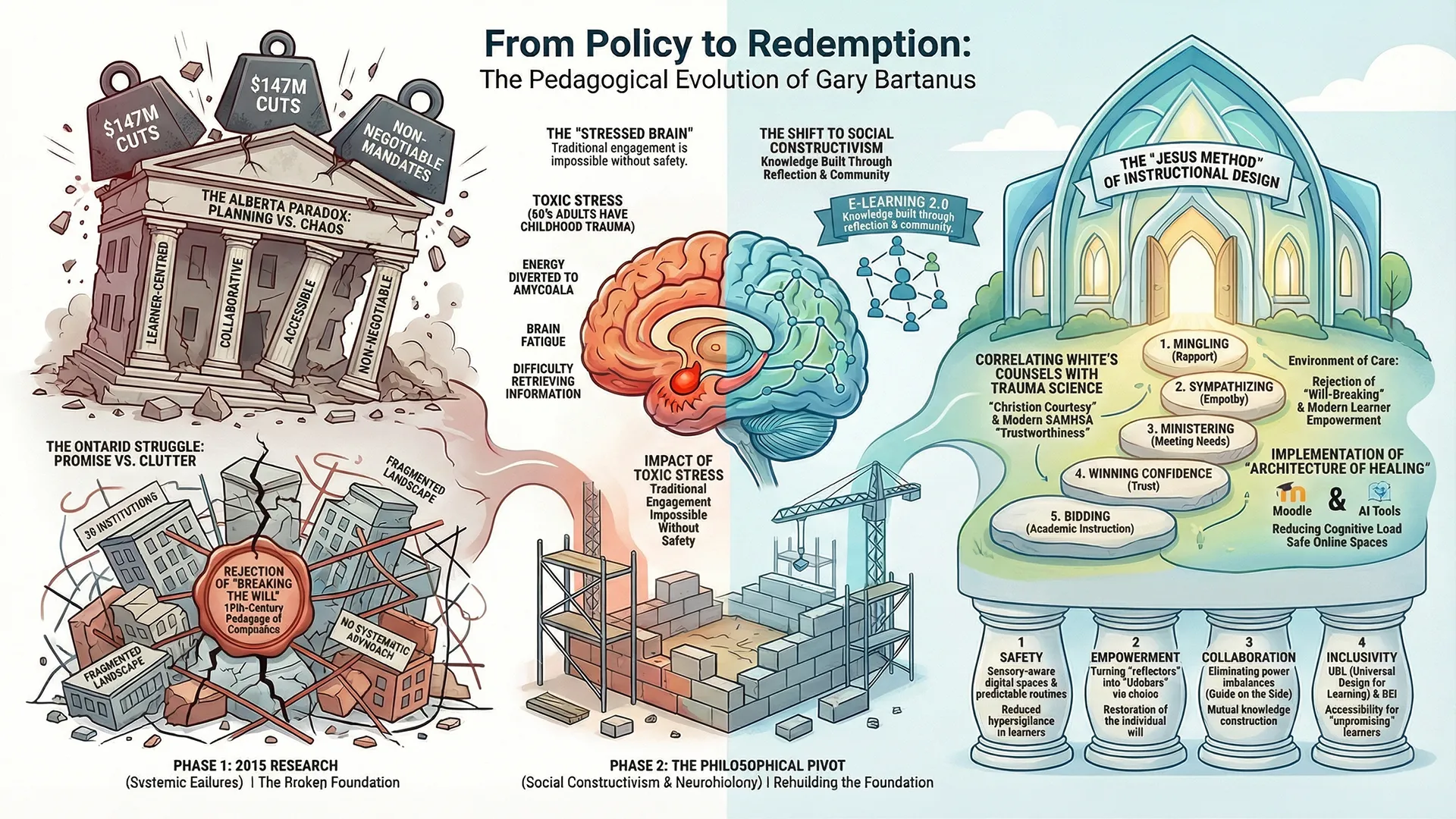 Infographic detailing the transition to Trauma-Informed Learning
